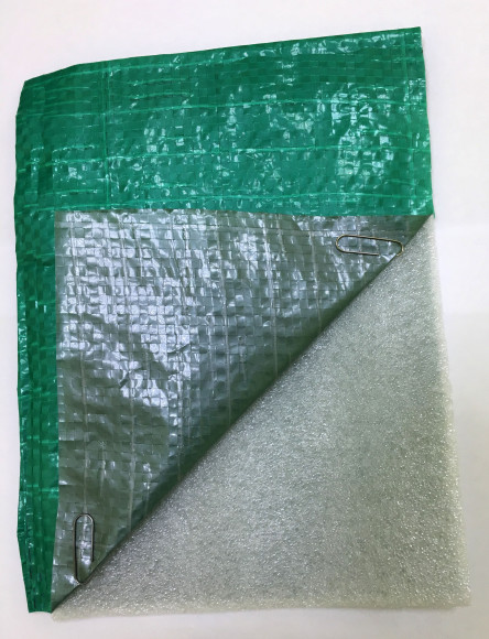 Утепленный тент тарпаулин 120 г/м2 - 3x5м
