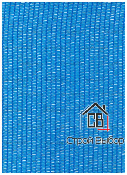 Фасадная сетка 80 г/м2 Голубая 3x50м Фасадная сетка 80 г/м2 Голубая 3x50м